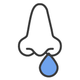 鼻水が出る 痰が出る アイコン