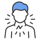 喉が痛い 声がかすれる アイコン